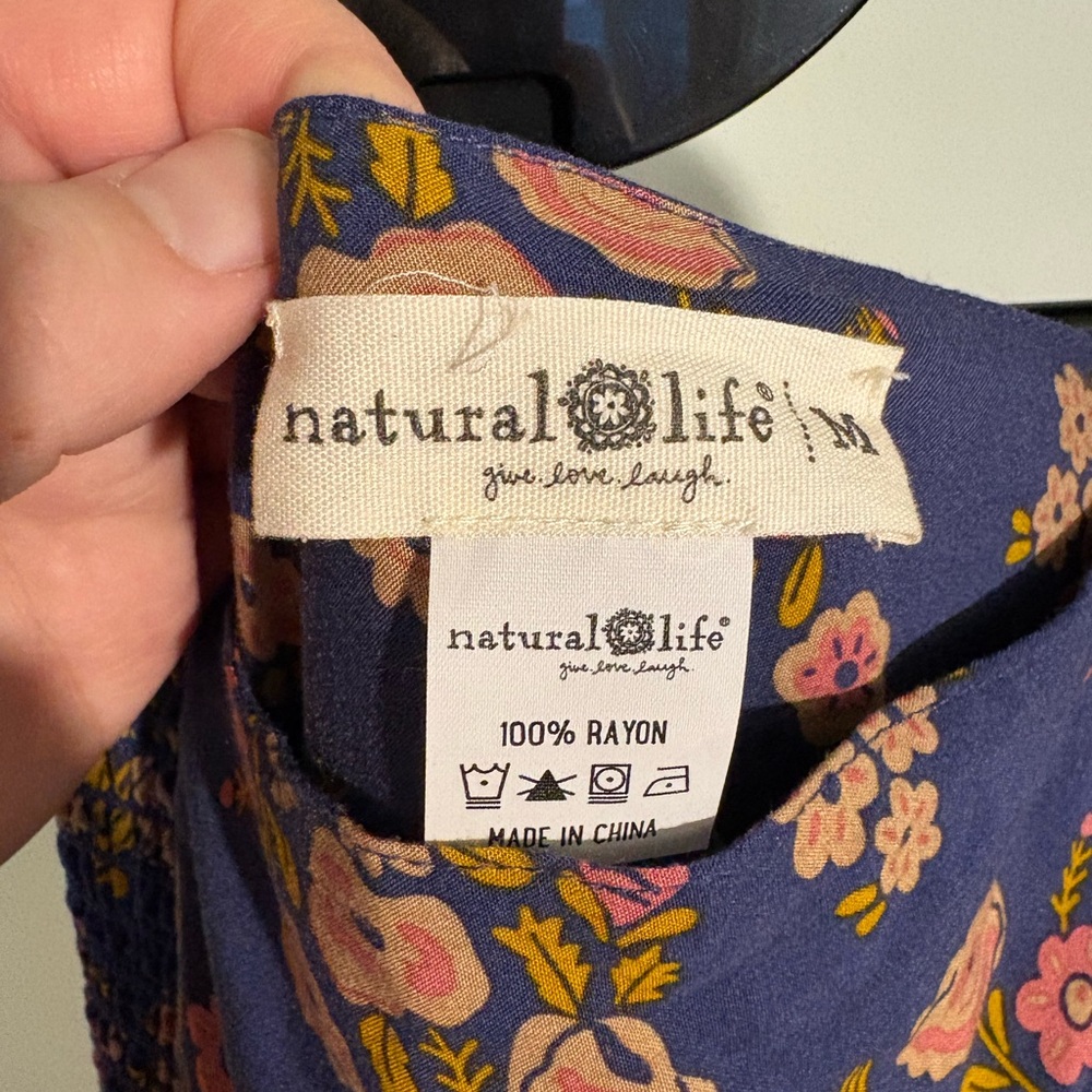 Natural Life Reversible Mini Patchwork Skirt - Mu… - image 3